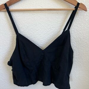 Cropped blank tank